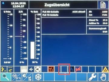 Abbildung zu Schritt 11: Leuchtdrucktaster " Feststellbremse gelöst