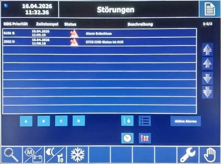 Abbildung zu Schritt 4: Eintrag auf dem Display prüfen.