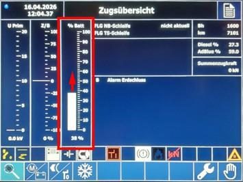 Abbildung zu Schritt 3: Die Traktionsbatterie wird aufgeladen.